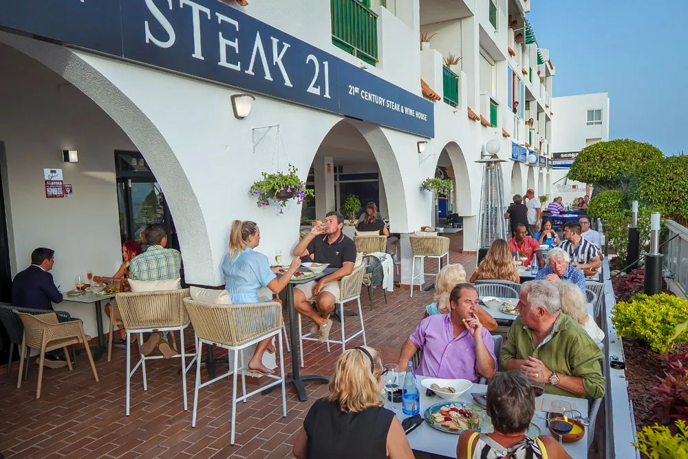 Steak21 Sunset Finca food and drinks, Tenerife
