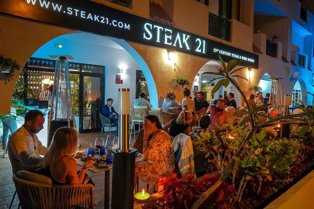 Steak21 Sea View food and drinks, Tenerife